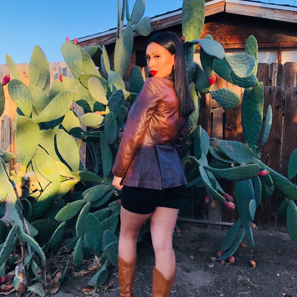 Vintage leather jacket